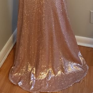 Long sequins dress